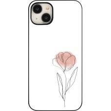 iPhone 15 Plus Case Hülle - Spring 23 minimalist flower