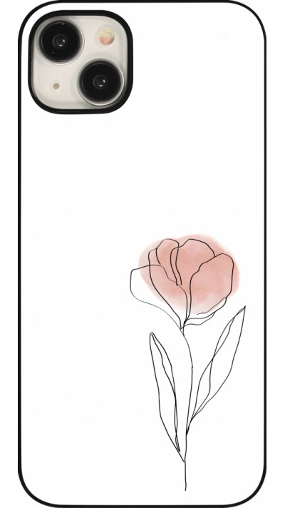 iPhone 15 Plus Case Hülle - Spring 23 minimalist flower