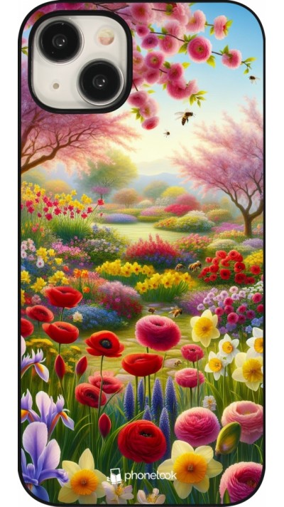 iPhone 15 Plus Case Hülle - Frühling 25 Strauß Frühling