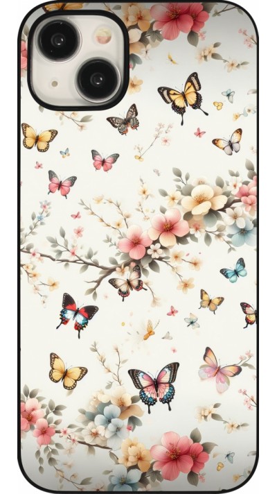 iPhone 15 Plus Case Hülle - Frühling 25 Leichte Schmetterlinge