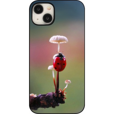 iPhone 15 Plus Case Hülle - Ladybird on a mushroom Spring 2026