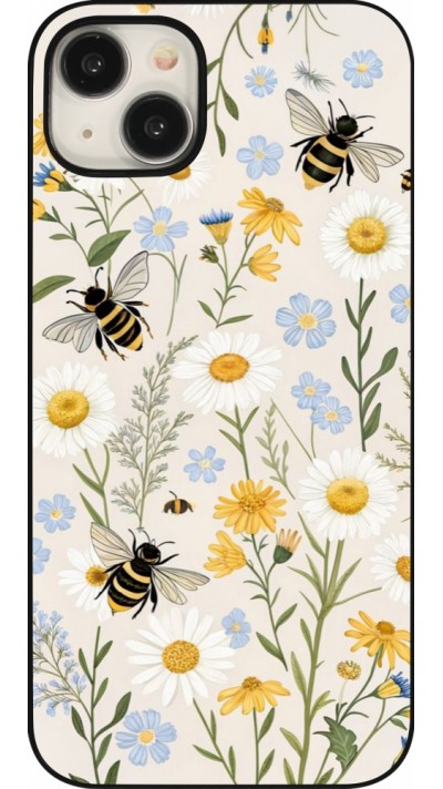 Coque iPhone 15 Plus - Pattern bees 2026