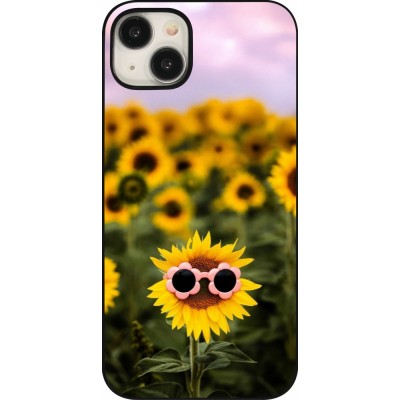 Coque iPhone 15 Plus - Sunflower with glasses Spring 2026
