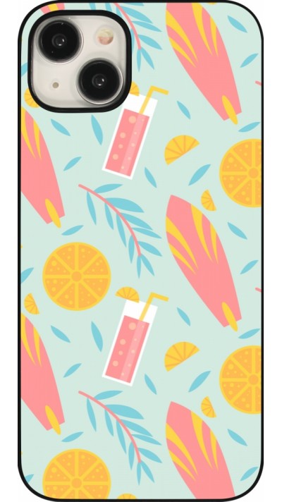 Coque iPhone 15 Plus - Summer 2025 Pattern citron
