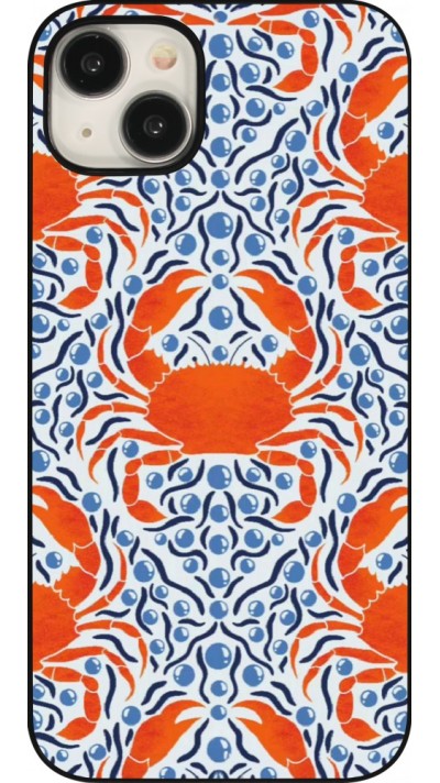 iPhone 15 Plus Case Hülle - Crabs and pearls Summer 2026