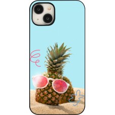 iPhone 15 Plus Case Hülle - Pineapple with glasses Summer 2026