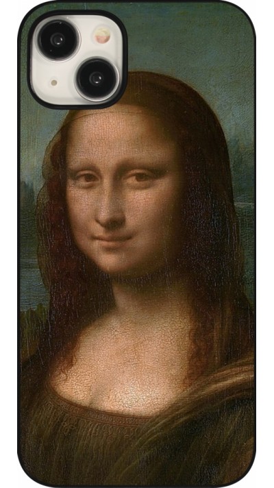 Coque iPhone 15 Plus - Tableau art - La Joconde - Léonard de Vinci