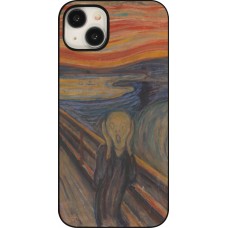 Coque iPhone 15 Plus - Tableau art - Le Cri - Edvard Munch