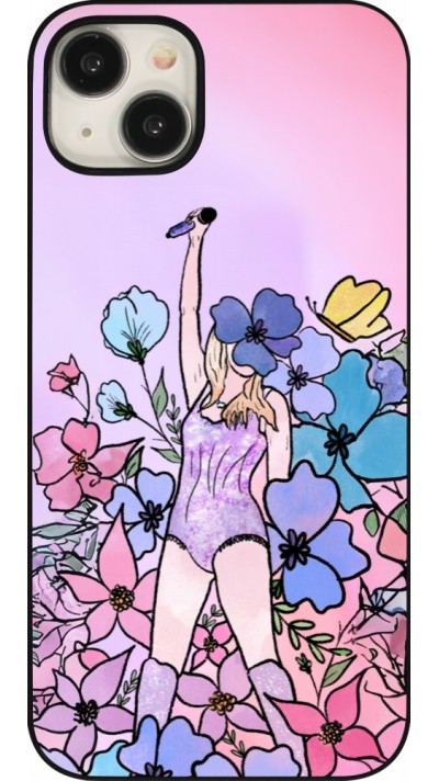 iPhone 15 Plus Case Hülle - Taylor Swift Sketch - Pink