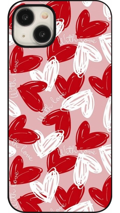 Coque iPhone 15 Plus - Valentine 2024 with love heart