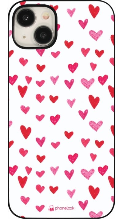 Coque iPhone 15 Plus - Valentine 2022 Many pink hearts