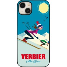 Coque iPhone 15 Plus - Verbier Ski Downhill