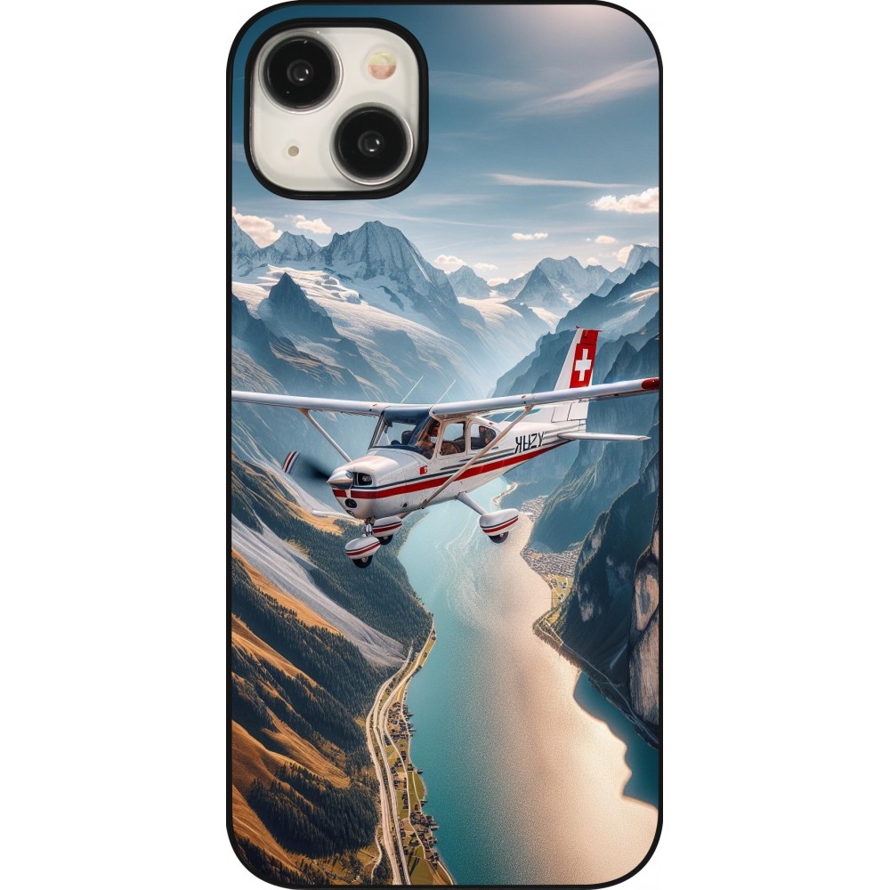 Coque iPhone 15 Plus - Vol Alpin Suisse
