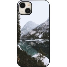 Coque iPhone 15 Plus - Winter 22 snowy mountain and lake