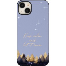 iPhone 15 Plus Case Hülle - Winter 25 Winter illustration of trees