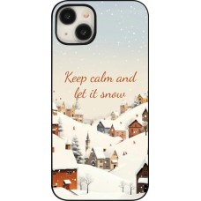 iPhone 15 Plus Case Hülle - Winter 25 Winter Keep calm and let it snow