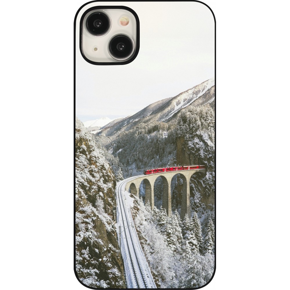 iPhone 15 Plus Case Hülle - Winter 25 Winter polar express