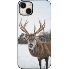 iPhone 15 Plus Case Hülle - Winter 25 Winter reindeer