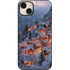 iPhone 15 Plus Case Hülle - Winter 25 Winter snowy village