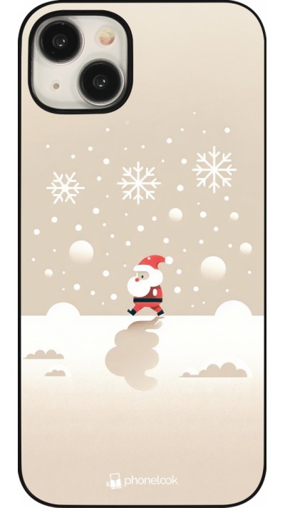 Coque iPhone 15 Plus - Noël 2023 Minimalist Santa