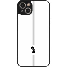 iPhone 15 Plus Case Hülle - Silikon schwarz Kanton BS weiss