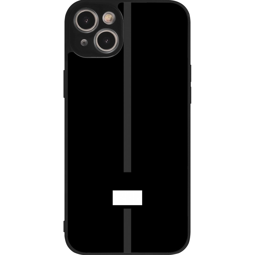iPhone 15 Plus Case Hülle - Silikon schwarz Kanton FR schwarz