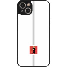 iPhone 15 Plus Case Hülle - Silikon schwarz Kanton GL weiss