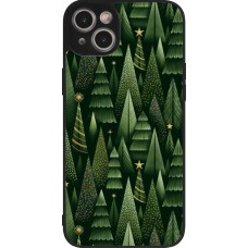 Coque iPhone 15 Plus - Silicone rigide noir Christmas 25 Pattern Xmas Tree