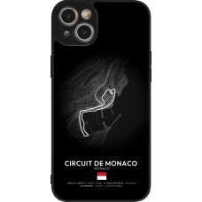 Coque iPhone 15 Plus - Silicone rigide noir F1 Track 2025 Monaco