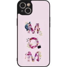 iPhone 15 Plus Case Hülle - Silikon schwarz Mom 2024 girly mom
