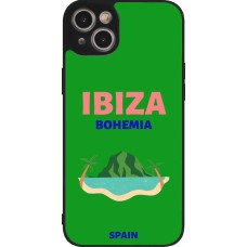 iPhone 15 Plus Case Hülle - Silikon schwarz Pop Summer Destination Ibiza