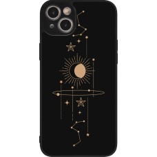 iPhone 15 Plus Case Hülle - Silikon schwarz Spring 23 astro