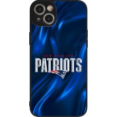 Coque iPhone 15 Plus - Silicone rigide noir Super Bowl 26 Patriots 2