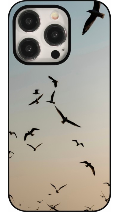 Coque iPhone 15 Pro - Autumn 22 flying birds shadow