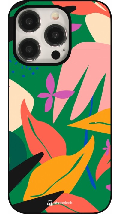 Coque iPhone 15 Pro - Abstract Jungle