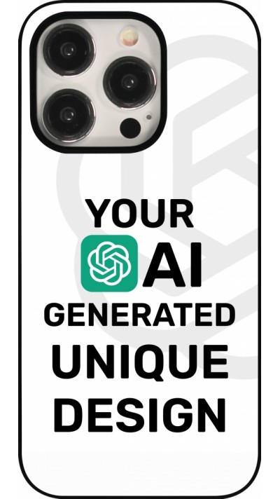 Coque iPhone 15 Pro - 100% unique générée par intelligence artificielle (AI) avec vos idées