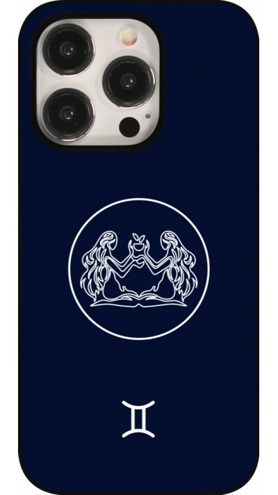 Coque iPhone 15 Pro - Astrologie Gémeaux