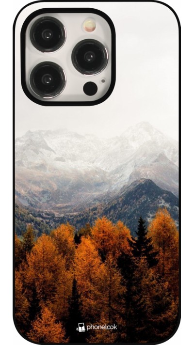 Coque iPhone 15 Pro - Autumn 21 Forest Mountain