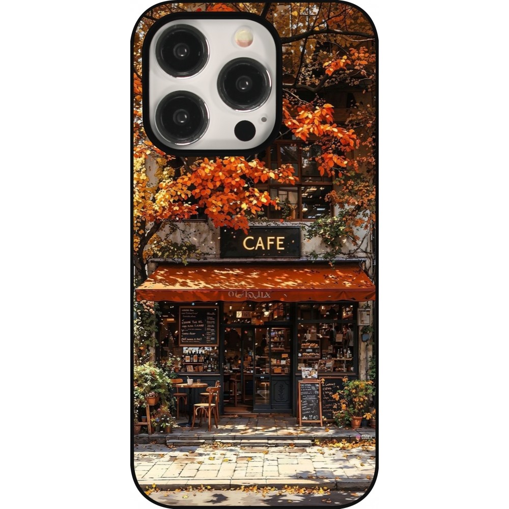 iPhone 15 Pro Case Hülle - Autumn 25 Coffee shop