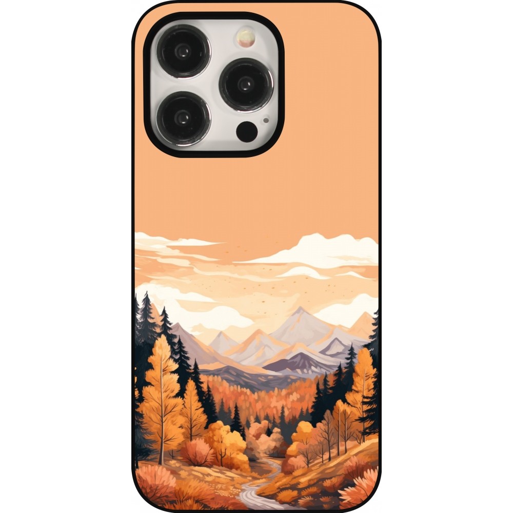 iPhone 15 Pro Case Hülle - Autumn 25 Mountains