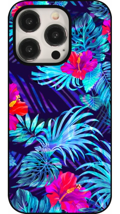 iPhone 15 Pro Case Hülle - Blue Forest
