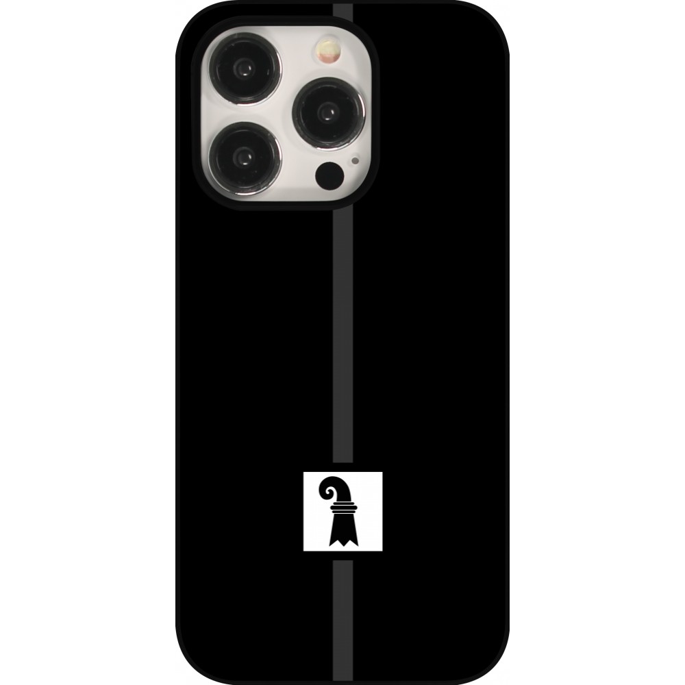 iPhone 15 Pro Case Hülle - Kanton BS schwarz