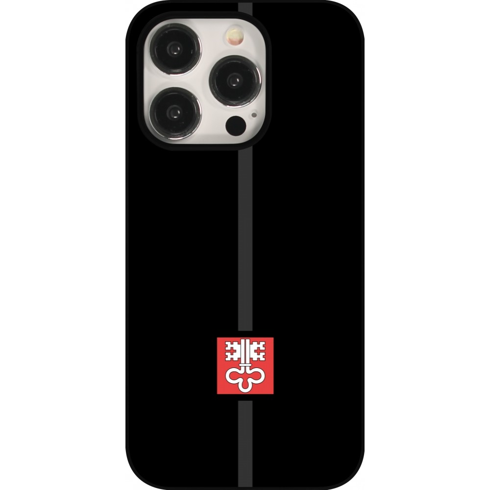 iPhone 15 Pro Case Hülle - Kanton NW schwarz