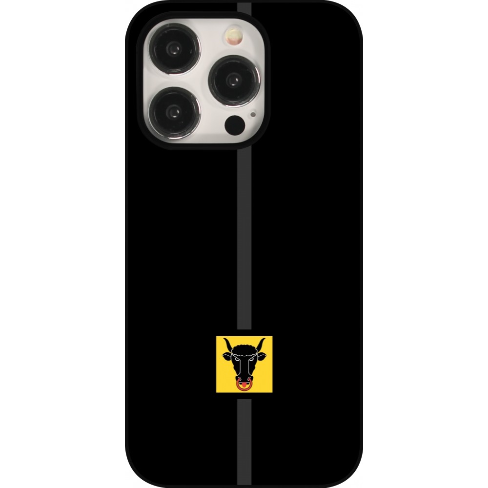 iPhone 15 Pro Case Hülle - Kanton UR schwarz
