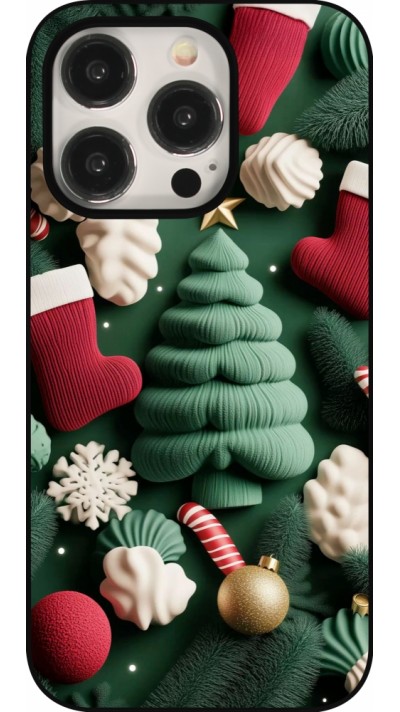 Coque iPhone 15 Pro - Christmas 25 Christmas textiles