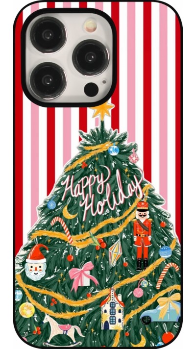 Coque iPhone 15 Pro - Christmas 25 Happy Holiday
