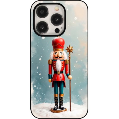 Coque iPhone 15 Pro - Christmas 25 Nutcracker Snow