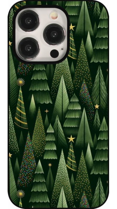 Coque iPhone 15 Pro - Christmas 25 Pattern Xmas Tree