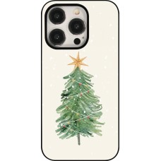 Coque iPhone 15 Pro - Christmas 25 Sketch Tree