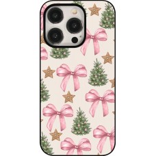 Coque iPhone 15 Pro - Christmas 25 Vintage Ribbons